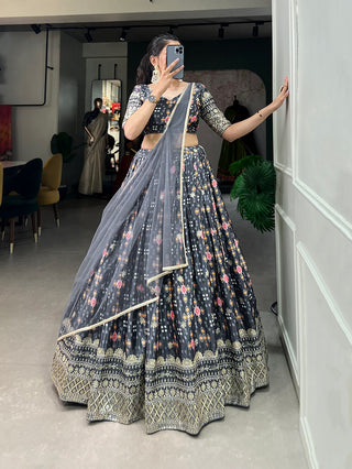 chinon-lehenga-blouse-dupatta-set-with-print-embroidery-sequins-work-grey