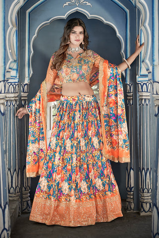 chinon-lehenga-blouse-dupatta-with-printed-sequins-work-blue-1