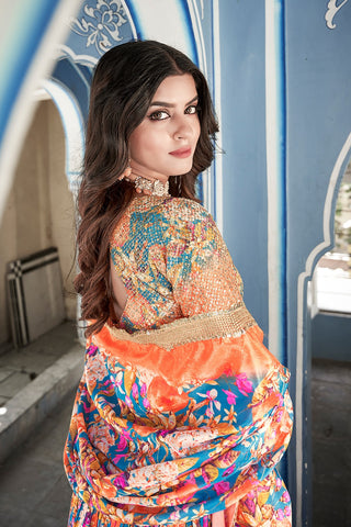 chinon-lehenga-blouse-dupatta-with-printed-sequins-work-blue-2