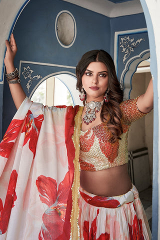 chinon-lehenga-blouse-dupatta-with-printed-sequins-work-white-red-2