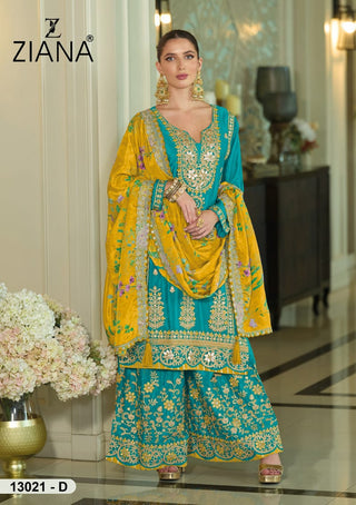 chinon-silk-kurti-sharara-dupatta-set-with-embroidery-khatli-work-color-cyan-1