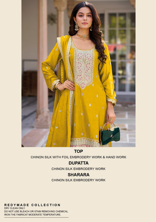 chinon-silk-top-palazzo-dupatta-set-with-hand-embroidery-work-color-yellow-2