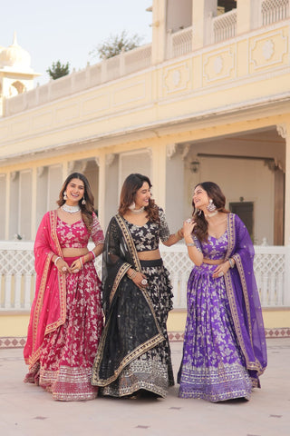 dyeable-pure-viscose-jacquard-lehenga-choli-dupatta-with-embroidery-sequence-work-4