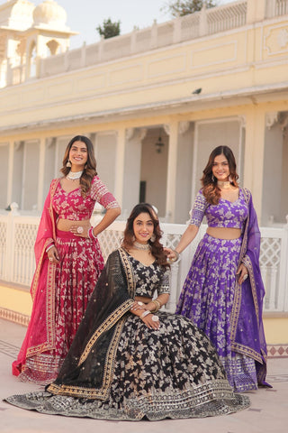 dyeable-pure-viscose-jacquard-lehenga-choli-dupatta-with-embroidery-sequence-work-5