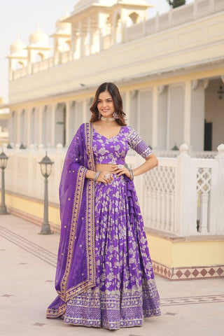 dyeable-pure-viscose-jacquard-lehenga-choli-dupatta-with-embroidery-sequence-work-color-purple-1