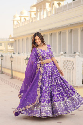 dyeable-pure-viscose-jacquard-lehenga-choli-dupatta-with-embroidery-sequence-work-color-purple-2