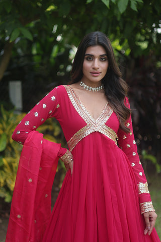faux-blooming-aliya-cut-gown-dupatta-with-embroidery-zari-sequins-work-pink-1