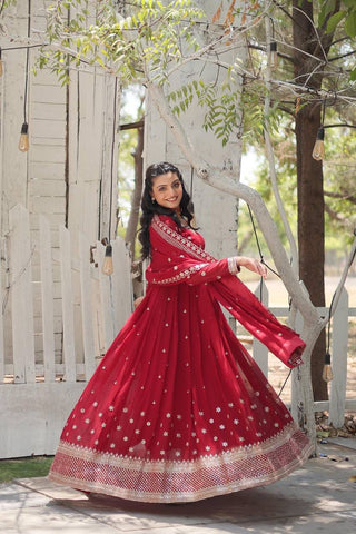 faux-blooming-anarkali-gown-dupatta-rich-sequins-embroidery-work-color-maroon-3