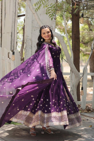 faux-blooming-anarkali-gown-dupatta-rich-sequins-embroidery-work-color-purple-2