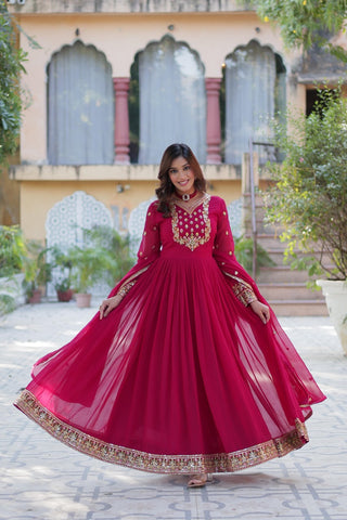 faux-blooming-georgette-gown-dupatta-with-rich-sequins-embroidered-work-color-pink-1