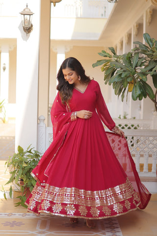 faux-blooming-gown-dupatta-suit-sequins-embroidery-work-color-pink-5