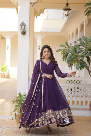 faux-blooming-gown-dupatta-suit-sequins-embroidery-work-color-purple-2