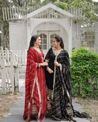 faux-blooming-gown-with-dupatta-sequins-embroidery-work