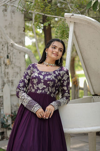 faux-blooming-gown-with-sequitns-embroidery-work-wine-2