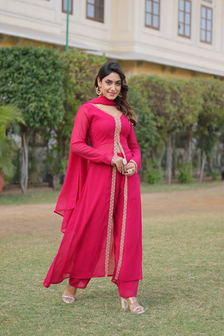 faux-blooming-kurti-pant-dupatta-set-with-embroidery-work-color-pink-4