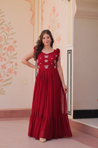 faux-blooming-long-gown-with-sequins-multithreaded-beads-embroidered-work-color-maroon-1