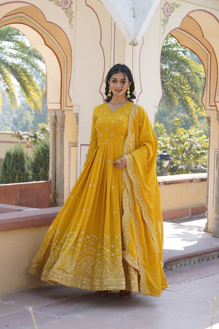 faux-georgette-gown-dupatta-suit-set-embroidery-zari-sequins-work-color-yellow-1