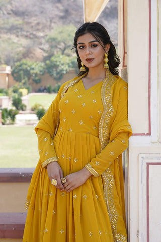 faux-georgette-gown-dupatta-suit-set-embroidery-zari-sequins-work-color-yellow-3