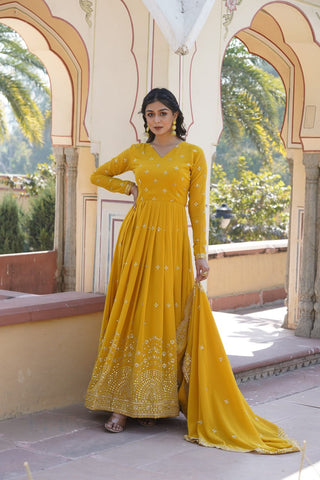 faux-georgette-gown-dupatta-suit-set-embroidery-zari-sequins-work-color-yellow-6