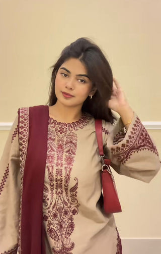 faux-georgette-kurti-farshi-pant-dupatta-set-with-embroidery-sequence-work-color-desert-sand-6