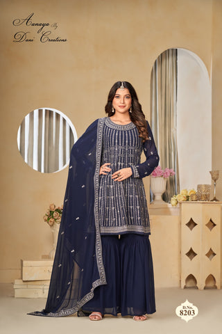 faux-georgette-top-palazzo-dupatta-set-with-embroidery-work-color-blue-1