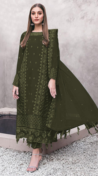 faux-georgette-top-pant-dupatta-set-with-embroidery-work-color-mehendi-1