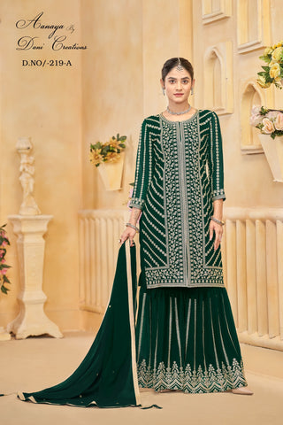 faux-georgette-top-sharara-dupatta-set-with-sequence-embroidery-work-color-green-2