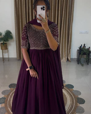 georgette-anarkali-long-gown-dupatta-sequence-embroidery-work-color-purple-1