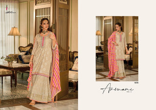 georgette-kurti-sharara-dupatta-set-embroidery-work-color-brown
