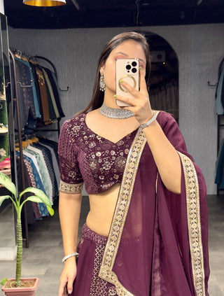 georgette-lehenga-blouse-dupatta-set-with-embroidery-zari-sequins-coding-work-color-wine-3