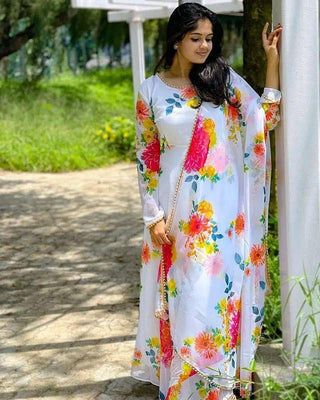 georgette-maxi-gown-white-pink-color-2