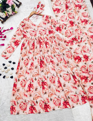georgette-peach-alia-cut-kurta-set-with-print-work-pink-3