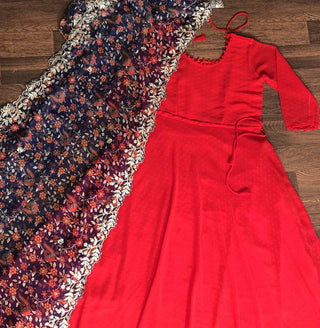 georgette-thousand-butti-gown-dupatta-with-embroidery-cutwork-digital-print-work-color-red-5
