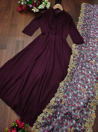 georgette-thousand-butti-gown-dupatta-with-embroidery-cutwork-digital-print-work-color-wine-3