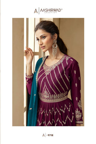 heavy-blooming-georgette-lehenga-choli-koti-set-embroidered-sequins-work-color-purple-2