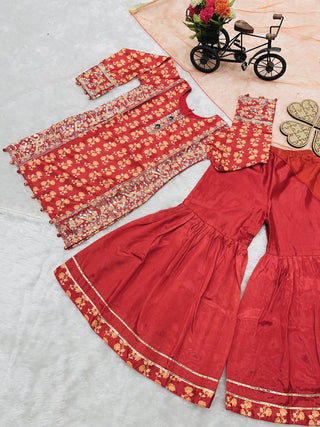 heavy-chinon-girls-top-sharara-dupatta-set-with-digital-print-embroidery-sequence-work-color-dark-red-8