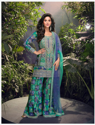 heavy-chinon-kurti-pant-dupatta-set-with-multi-digital-print-sequence-embroidery-stitch-work-color-blue-3