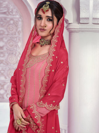 heavy-chinon-kurti-plazzo-dupatta-set-with-embroidery-sequence-work-color-pink-2