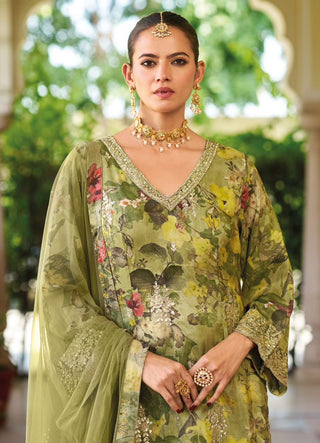 heavy-chinon-top-sharara-dupatta-set-with-print-embroidery-work-color-green-2
