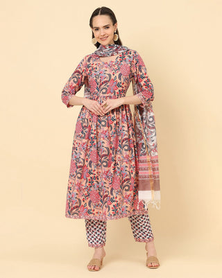 heavy-cotton-salwar-bottom-dupatta-set-with-print-work-pink