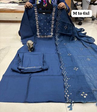 heavy-muslin-kurti-pant-dupatta-set-with-heavy-hand-sequence-embroidery-work-color-blue