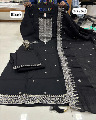 heavy-muslin-silk-kurti-pant-dupatta-set-with-heavy-hand-sequence-embroidery-work-color-black