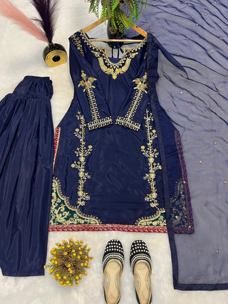 heavy-natural-crep-silk-kurti-farshi-salwar-dupatta-set-with-moti-hand-work-color-navy-blue-10
