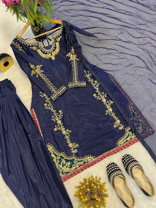 heavy-natural-crep-silk-kurti-farshi-salwar-dupatta-set-with-moti-hand-work-color-navy-blue-9