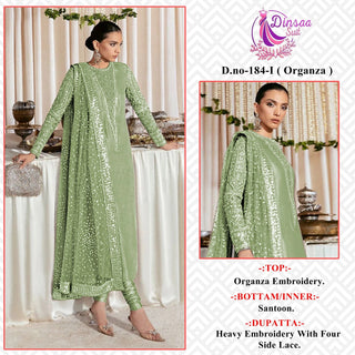 heavy-organza-kurti-set-with-embroidery-work-color-olive-green-2