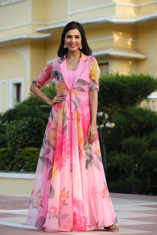 heavy-reyon-kurta-with-organza-shrug-koti-with-print-work-pink-1