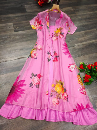 heavy-reyon-kurta-with-organza-shrug-koti-with-print-work-pink-3