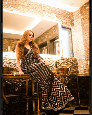 indian-varman-black-sequins-saree
