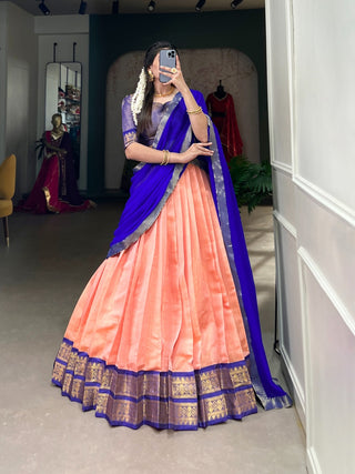 lehenga-choli-dupatta-set-kanchipuram-zari-weaving-work-color-pink-1