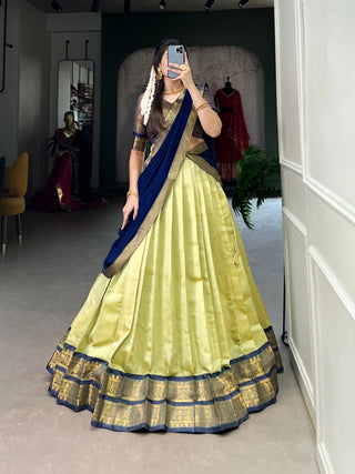 lehenga-choli-dupatta-set-kanchipuram-zari-weaving-work-color-pistachio-1